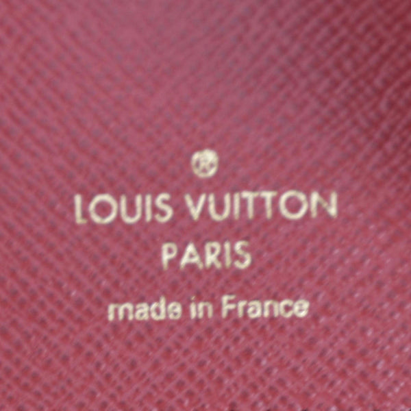 LOUIS VUITTON Victorine Damier Ebene Canvas Wallet Brown