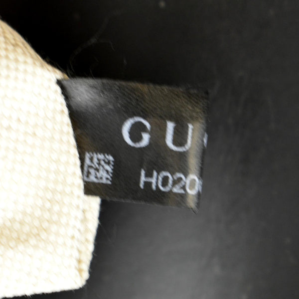 GUCCI Knight Malaga Kid Heart Medium Leather Crossbody Bag Black 431777