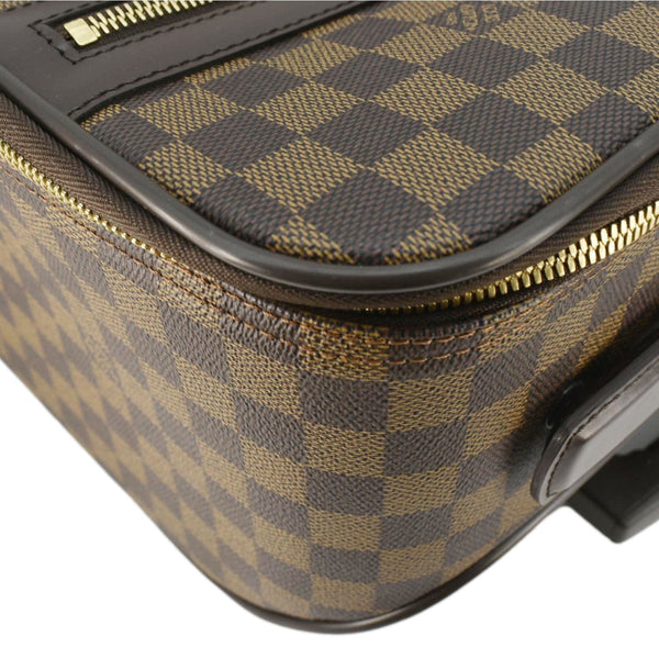 LOUIS VUITTON Pegase 45 Damier Ebene Rolling Travel Bag Brown