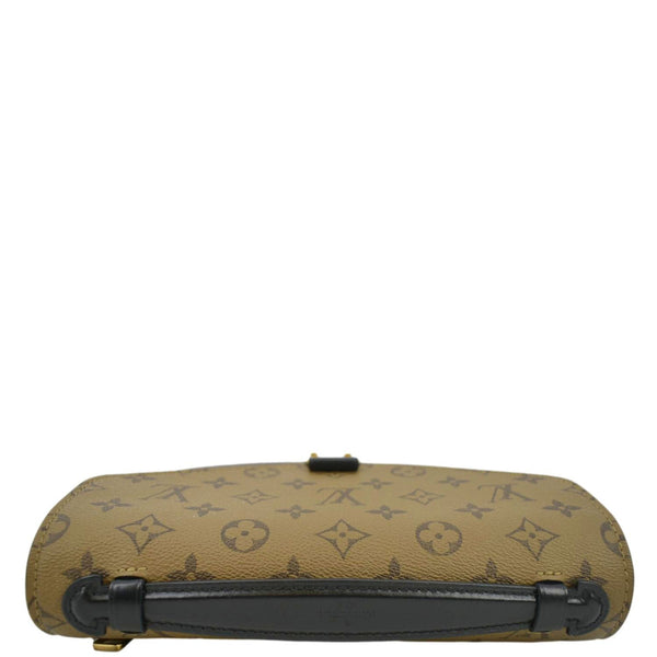 LOUIS VUITTON Metis Pochette Reverse Monogram Canvas Crossbody Bag Brown
