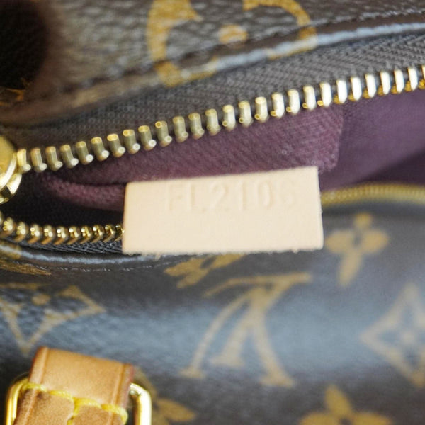 LOUIS VUITTON Iena PM Monogram Canvas Shoulder Bag Brown