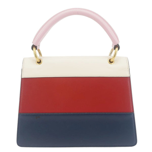 GUCCI Queen Margaret Bee Blind For Love Leather Shoulder Bag Multicolor 476541