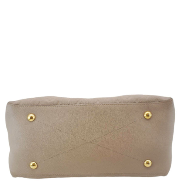 LOUIS VUITTON Maida Monogram Empreinte Leather Hobo Shoulder Bag Dune