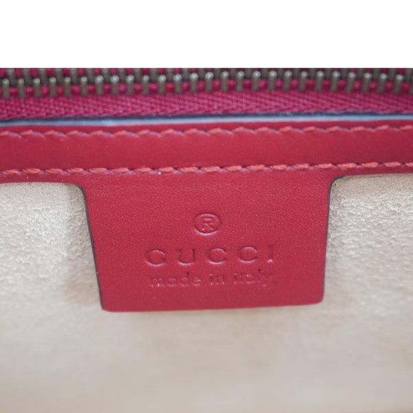 GUCCI Queen Margaret Bee Blind For Love Leather Shoulder Bag Multicolor 476541