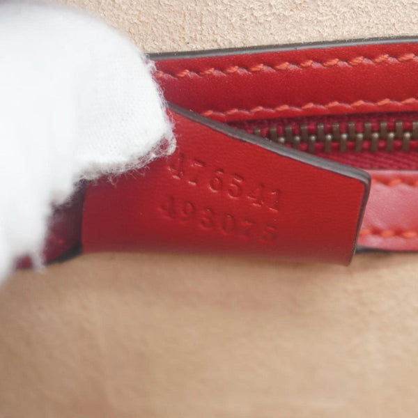 GUCCI Queen Margaret Bee Blind For Love Leather Shoulder Bag Multicolor 476541