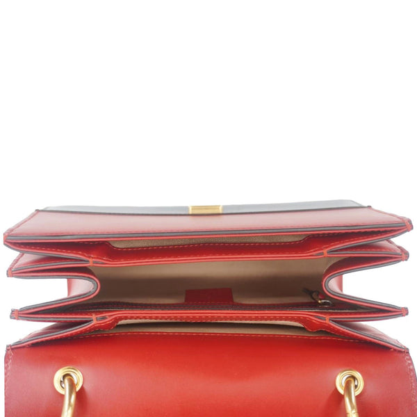 GUCCI Queen Margaret Bee Blind For Love Leather Shoulder Bag Multicolor 476541