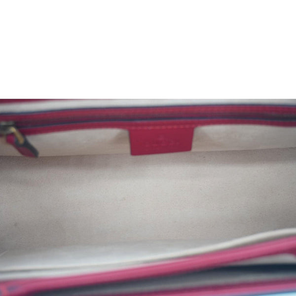 GUCCI Queen Margaret Bee Blind For Love Leather Shoulder Bag Multicolor 476541