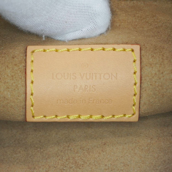 LOUIS VUITTON Loop Half Moon Monogram Canvas Shoulder Bag Brown