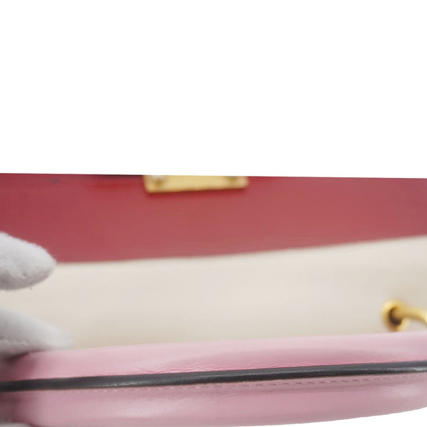 GUCCI Queen Margaret Bee Blind For Love Leather Shoulder Bag Multicolor 476541