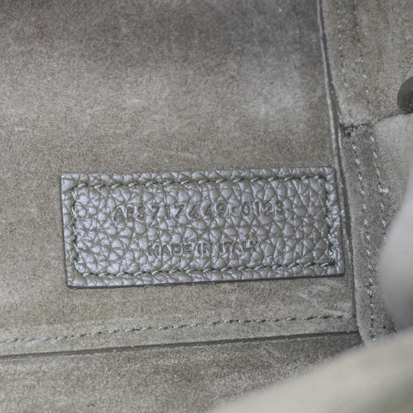 YVES SAINT LAURENT Sac De Jour Leather Shoulder Bag Olive Green