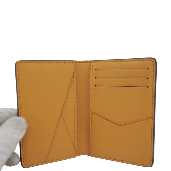 LOUIS VUITTON Pocket Organizer Monogram Canvas Wallet Brown