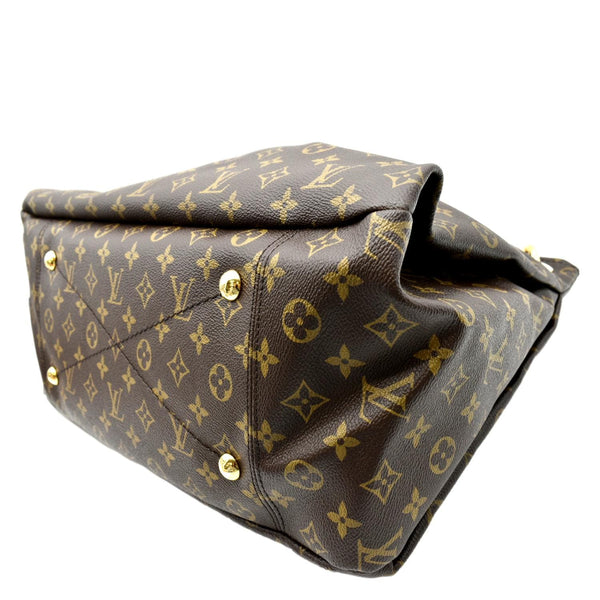 LOUIS VUITTON Artsy MM Monogram Canvas Hobo Bag Brown