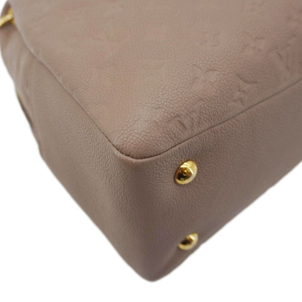 LOUIS VUITTON Ponthieu MM Empreinte Leather Shoulder Bag Taupe