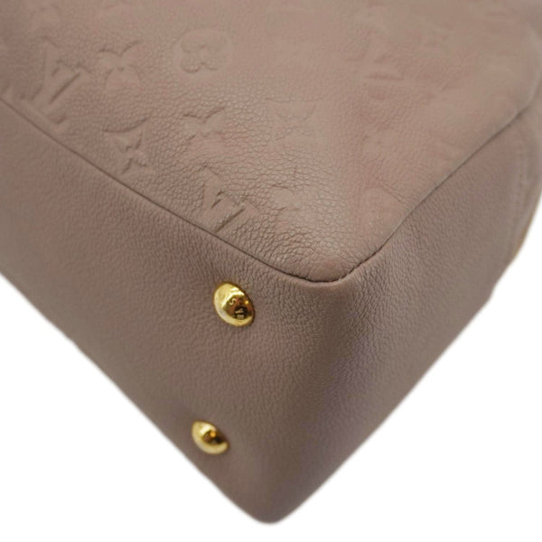 LOUIS VUITTON Ponthieu MM Empreinte Leather Shoulder Bag Taupe