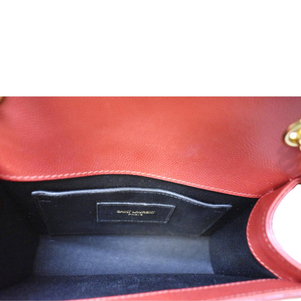 Yves Saint Laurent Kate Grain De Poudre Crossbody Bag - Inside