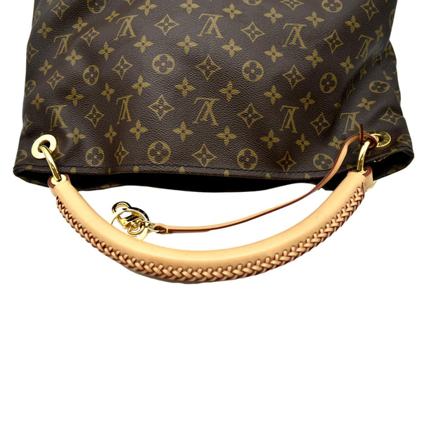 LOUIS VUITTON Artsy MM Monogram Canvas Hobo Bag Brown