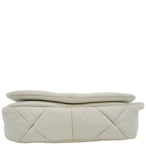 PRADA Patchwork System Small Nappa Leather Shoulder Bag White