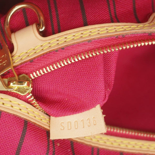 LOUIS VUITTON Delightful MM NM Monogram Canvas Hobo Bag Brown