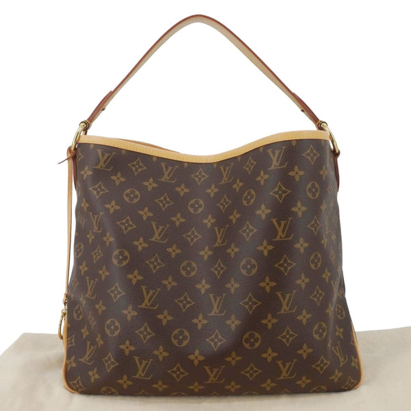 LOUIS VUITTON Delightful MM NM Monogram Canvas Hobo Bag Brown