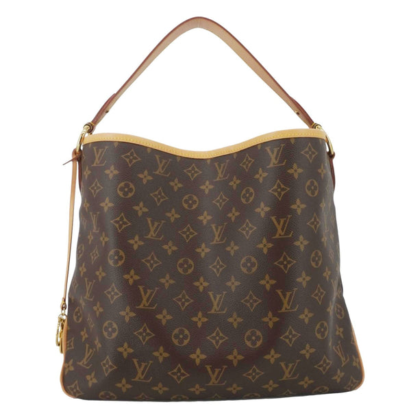 LOUIS VUITTON Delightful MM NM Monogram Canvas Hobo Bag Brown