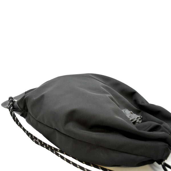 VERSACE La Medusa Drawstring Nylon Backpack Bag Black