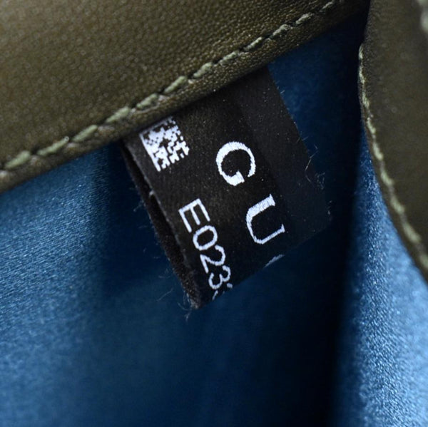 GUCCI Dionysus Small GG Velvet Shoulder Bag Olive 499623