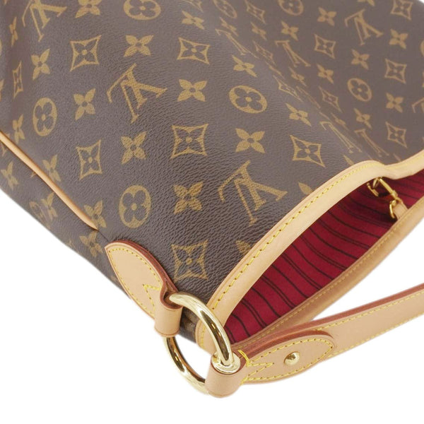 LOUIS VUITTON Delightful MM NM Monogram Canvas Hobo Bag Brown