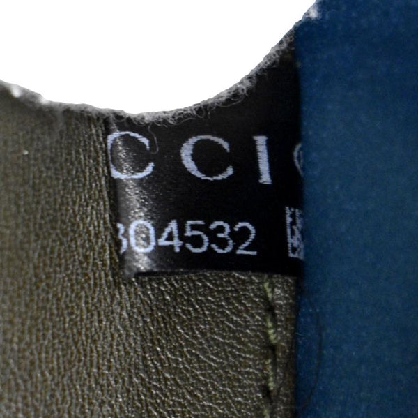 GUCCI Dionysus Small GG Velvet Shoulder Bag Olive 499623