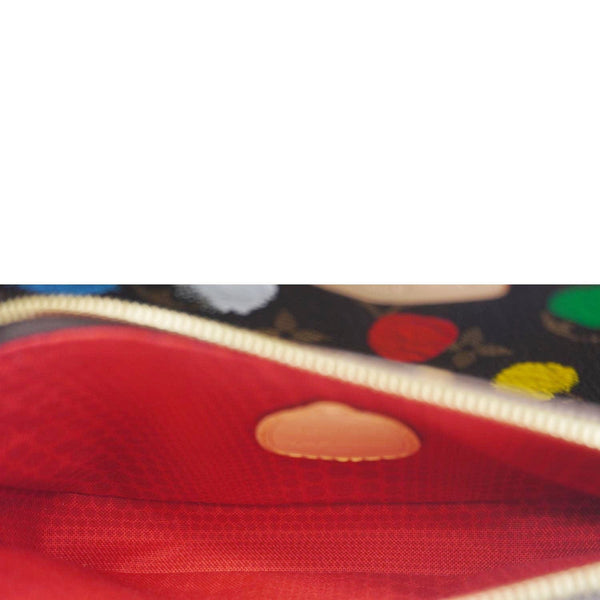 LOUIS VUITTON LV×YK Multi Pochette Accessories Monogram Dot Canvas Shoulder Bag Brown