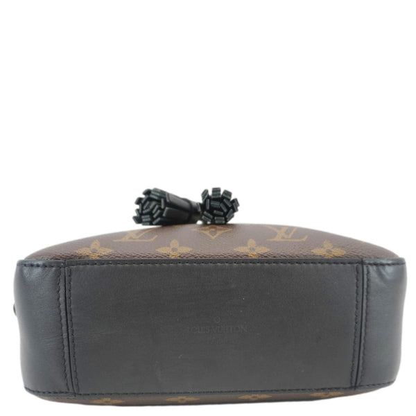 LOUIS VUITTON Saintonge Monogram Canvas Shoulder Bag Black