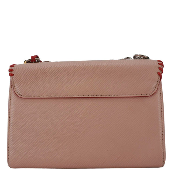 LOUIS VUITTON Twist MM Epi Flower Leather Crossbody Bag Rose Ballerine