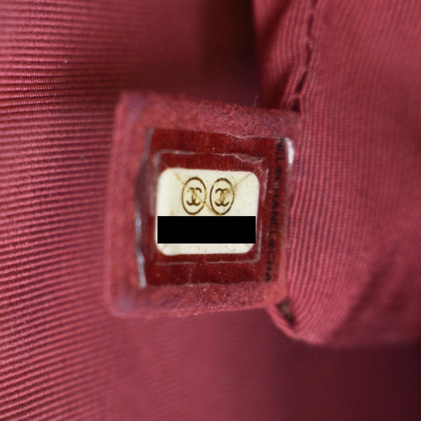 CHANEL 3 Pocket Accordion Flap Small Patent Leather Shoulder Bag Red