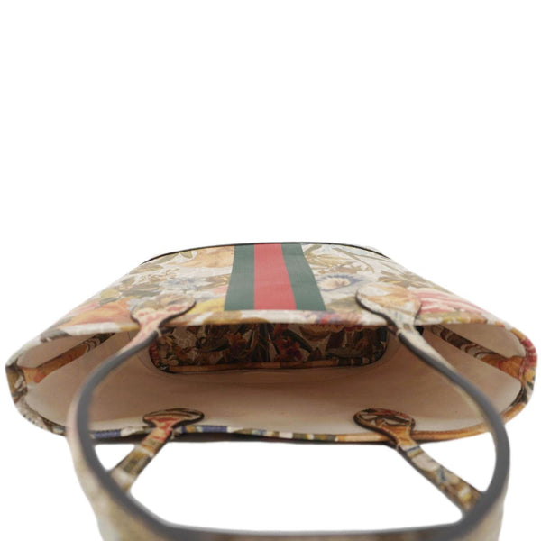 GUCCI Ophidia Small GG Supreme Flora Canvas Tote Bag Multicolor 726762