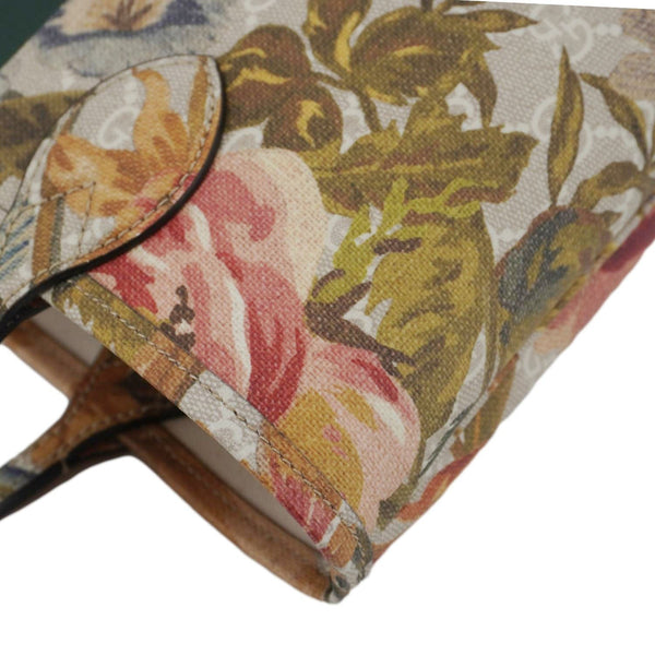 GUCCI Ophidia Small GG Supreme Flora Canvas Tote Bag Multicolor 726762