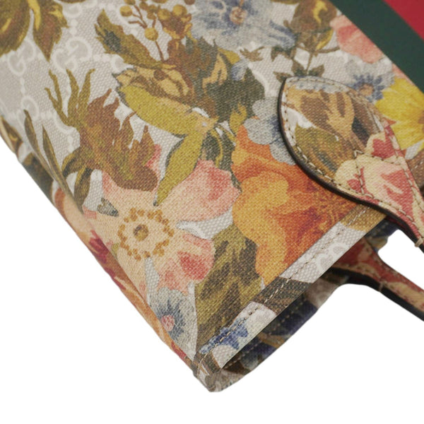 GUCCI Ophidia Small GG Supreme Flora Canvas Tote Bag Multicolor 726762