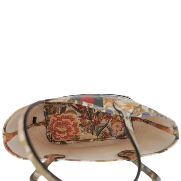 GUCCI Ophidia Small GG Supreme Flora Canvas Tote Bag Multicolor 726762