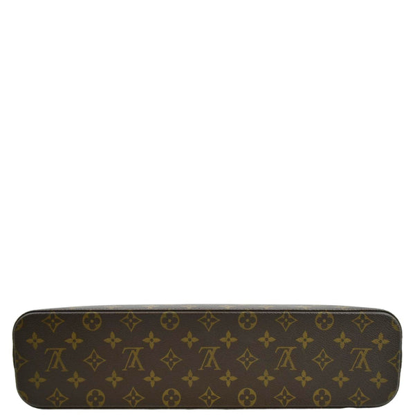 LOUIS VUITTON Luco Monogram Canvas Tote Bag Brown