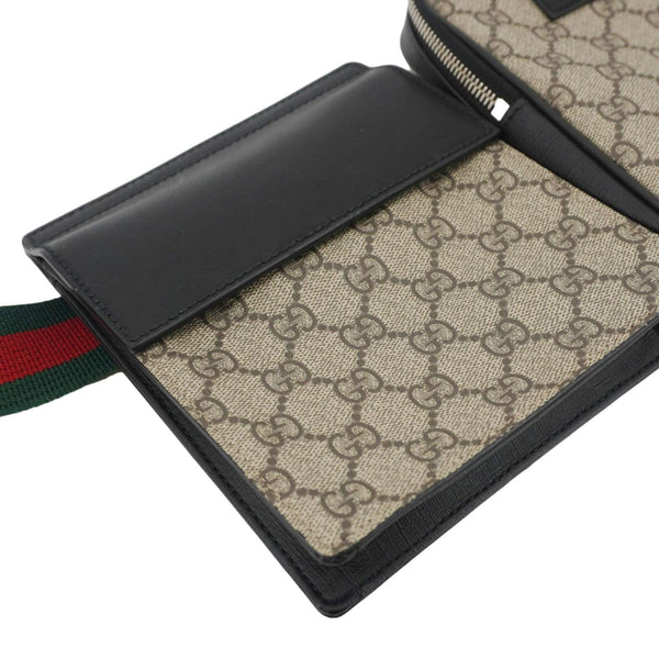 GUCCI GG Supreme Canvas Belt Bag Beige 450956