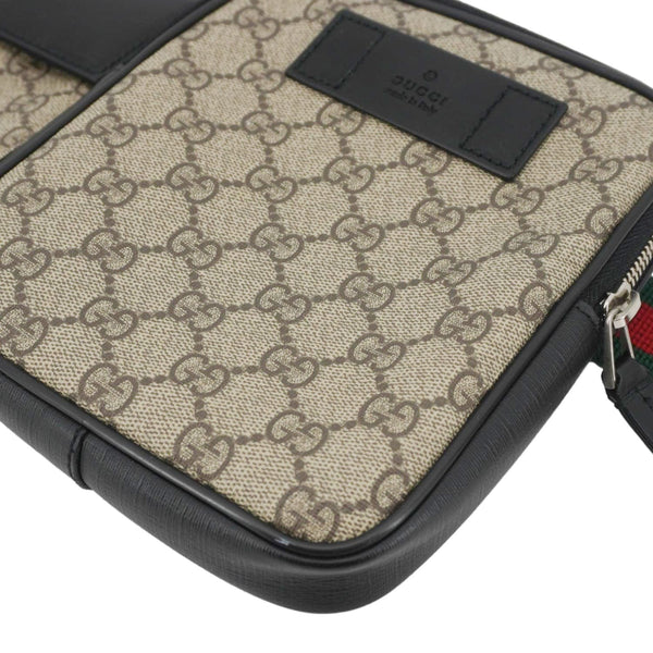 GUCCI GG Supreme Canvas Belt Bag Beige 450956