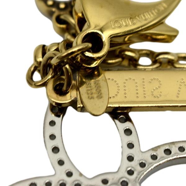 LOUIS VUITTON Bijoux Sac Tapage Key Chain Bag Charm Gold