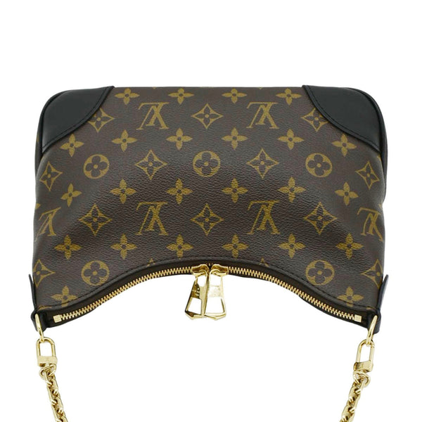 LOUIS VUITTON Boulogne Monogram Canvas Shoulder Bag Black upper look