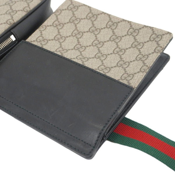 GUCCI GG Supreme Canvas Belt Bag Beige 450956