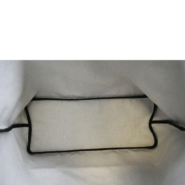 GOYARD Saint Louis PM Chevron Print Canvas Tote Bag Black