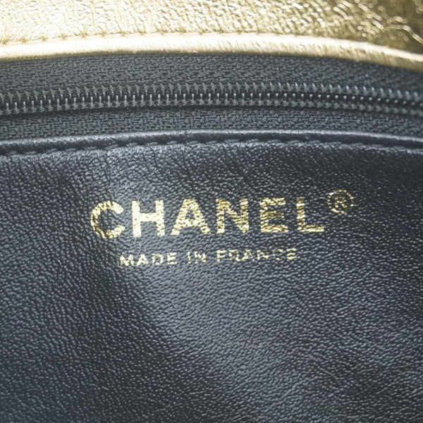 CHANEL CC Chic Double Flap Quilted Leather Shoulder Bag Black