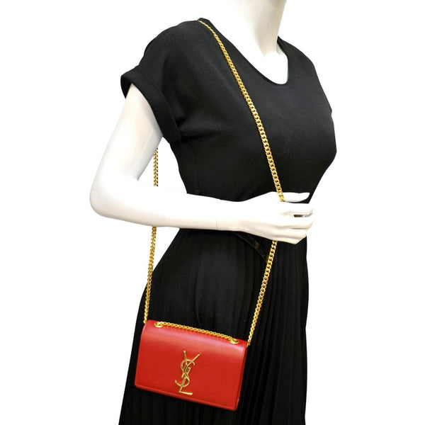 Yves Saint Laurent Kate Grain De Poudre Crossbody Bag - Full View