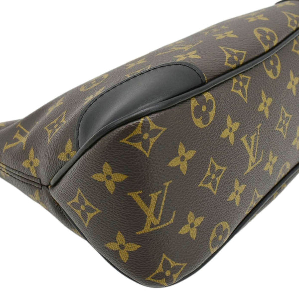 LOUIS VUITTON Boulogne Monogram Canvas Shoulder Bag Black