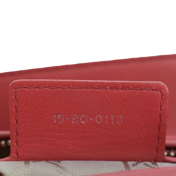 CHRISTIAN DIOR Lady Dior Cannage Lambskin Shoulder Bag Pink