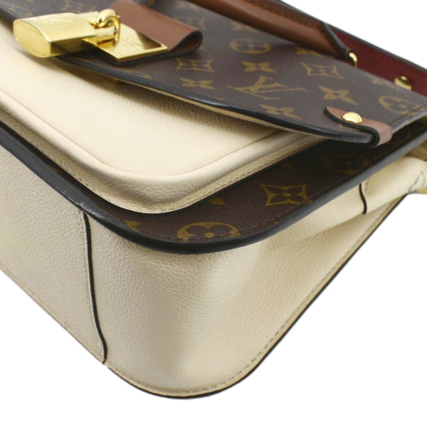 LOUIS VUITTON Vaugirard Monogram Canvas Shoulder Bag Creme