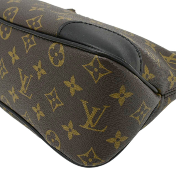LOUIS VUITTON Boulogne Monogram Canvas Shoulder Bag Black