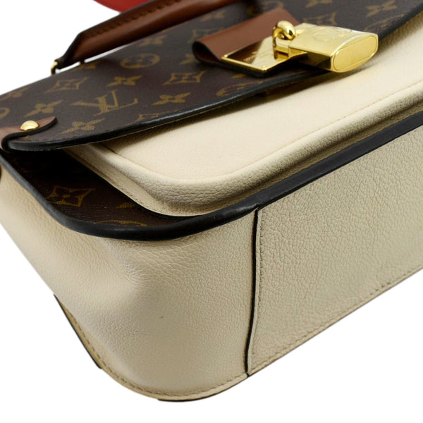LOUIS VUITTON Vaugirard Monogram Canvas Shoulder Bag Creme
